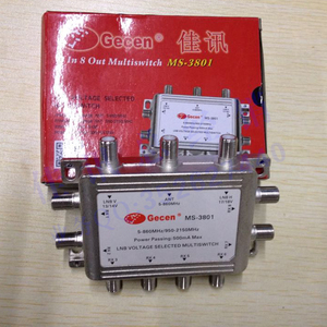 佳讯三进八出13/18V极化切D换开关3进8出多路切换开关