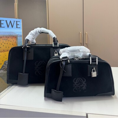 2026罗家新款复古磨砂鹿皮保龄球托特mini撞色女包小众斜挎包