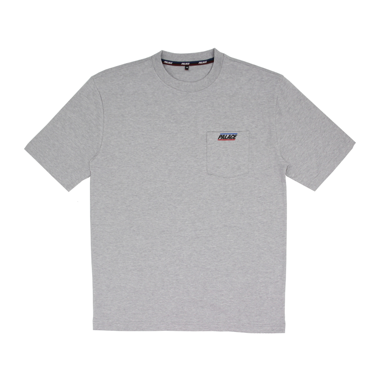 【现货】PALACE BASICALLY A POCKET T-SHIRT字母口袋Tee T恤tee