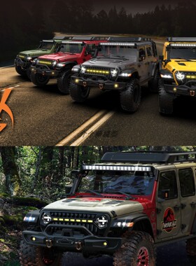 雷拉洛新品MK07四驱牧马人攀爬越野车遥控RC玩具车 1:7可切前后驱