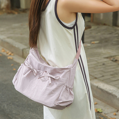 蝴蝶结百搭日常单肩斜挎包