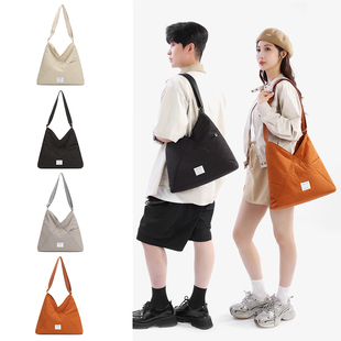通勤包包女款轻便日常百搭韩系慵懒风单肩包2025新款大容量斜挎包