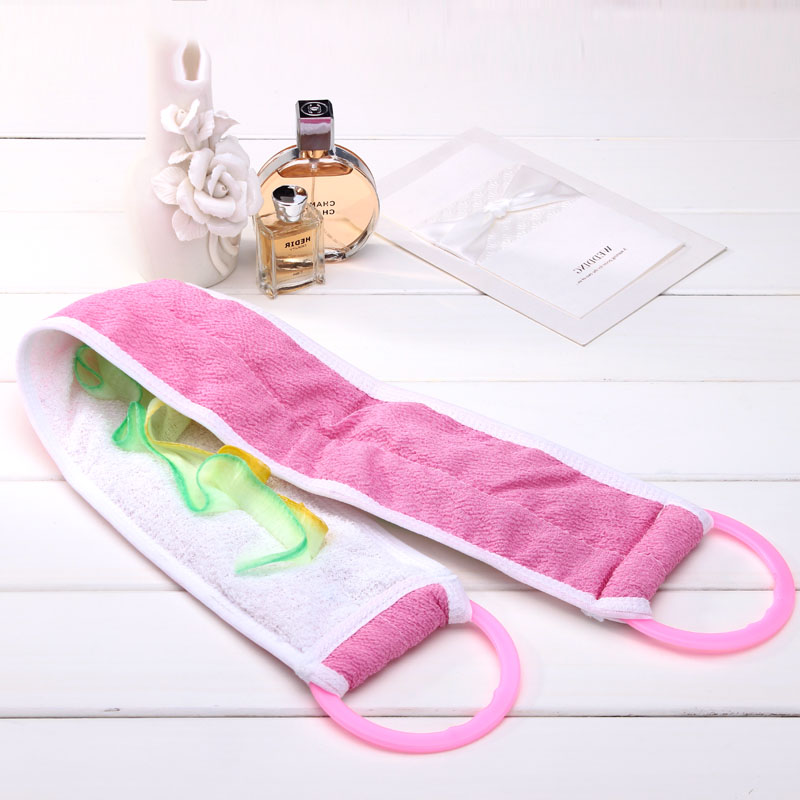 浴美净拉背巾女男中砂搓背长条搓澡洗澡巾双面不疼搓泥带沐浴神器
