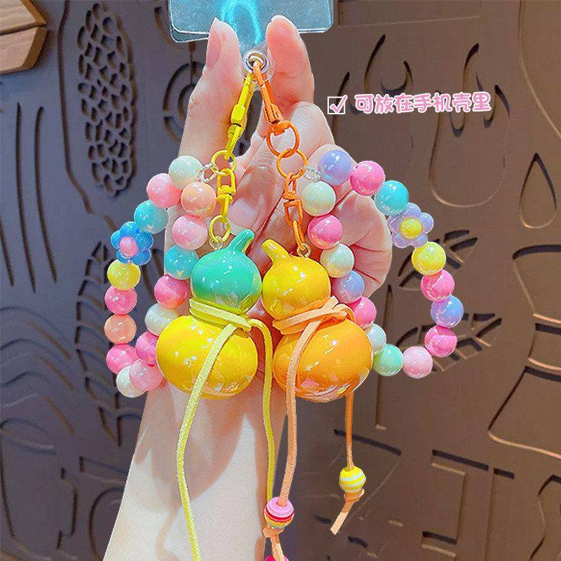 卡通彩色串珠葫芦钥匙扣挂件创意手机链书包钥匙链挂饰小礼品,节庆用品/礼品,钥匙扣,淘宝优惠券,粉丝福利购,淘宝优惠卷