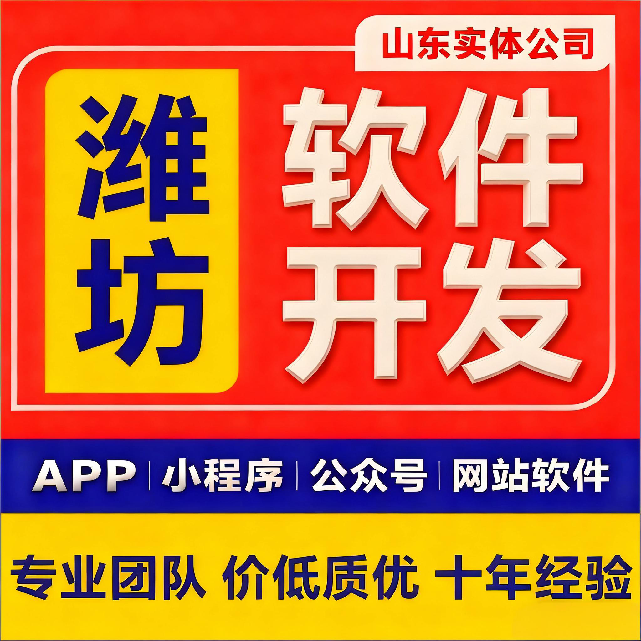 山东潍坊专业开发网站/微信小程序/APP/后台管理系统 全平台开发