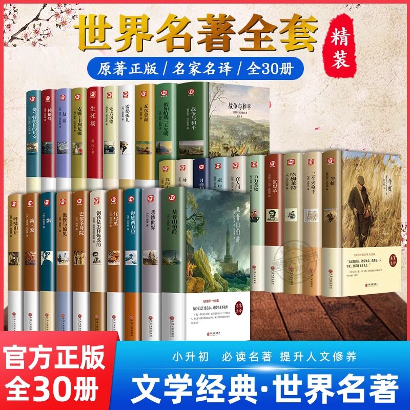 世界名著大全套30册课外阅读