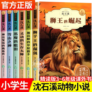 沈石溪动物小说全集正版珍藏版老师推荐适合小学生三四五六年级阅读的课外书籍必儿童文学名著读物十大经典故事恶魔的眼泪狼王梦