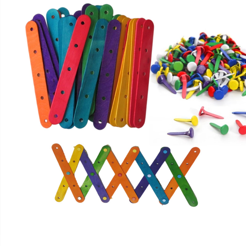 雪糕棒冰棍棒打孔棒条玩具模型