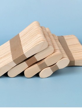 食品级雪糕棒冰棍棒木棒diy模型工具冰淇淋棒冰糕勺木勺94mm