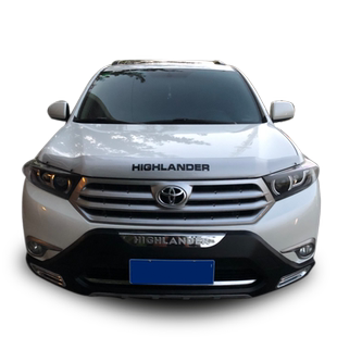 09-15款汉兰达改装专用沙石挡前机盖汉兰达砂石挡板配件护罩新品