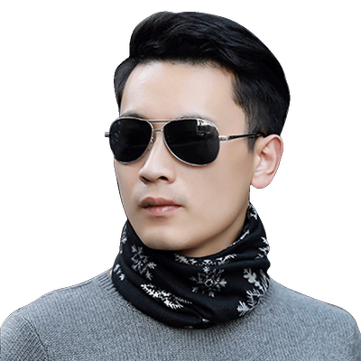 帽子围脖保暖男士春秋