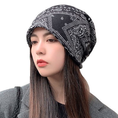 帽子薄款女堆堆时尚冬季