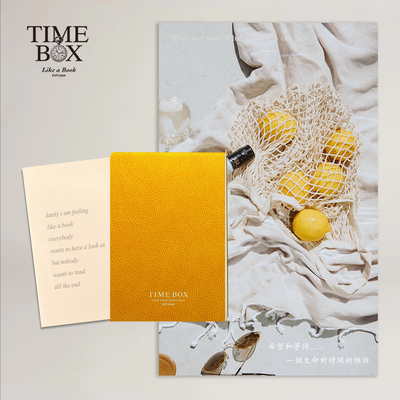 TIMEBOX仿皮道林纸便签本