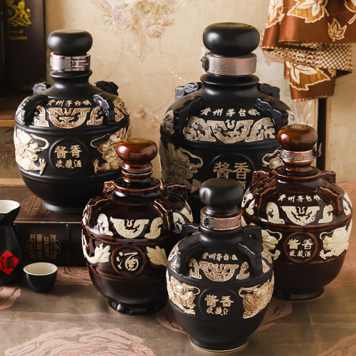 陶瓷空酒瓶1斤2斤5斤仿古定制