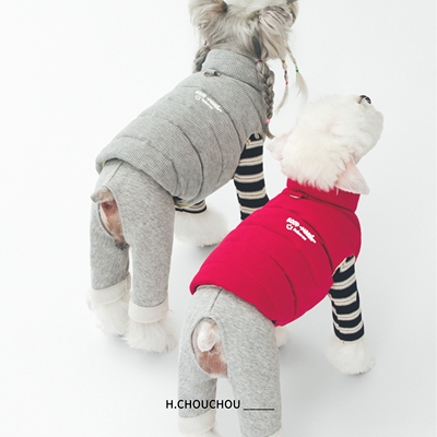 丑丑2025新款羽绒马甲宠物冬季保暖狗狗衣服泰迪雪纳瑞比熊小型犬