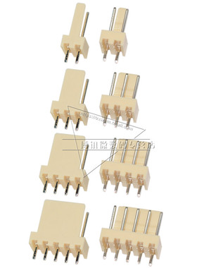 KF2510直针座2P 3 4 5 6 8 10-20A插座接插件2.54mm间距连接器