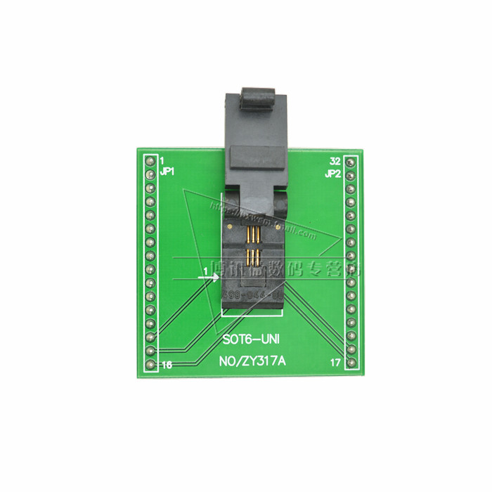 云辉 ZY317A烧录座 SOT23-6测试座转换座烧录器适配器-封面