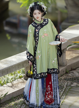 棠曦【大院罗衣】清汉女装古董衣重工刺绣晚清平遥晋商少奶奶服饰