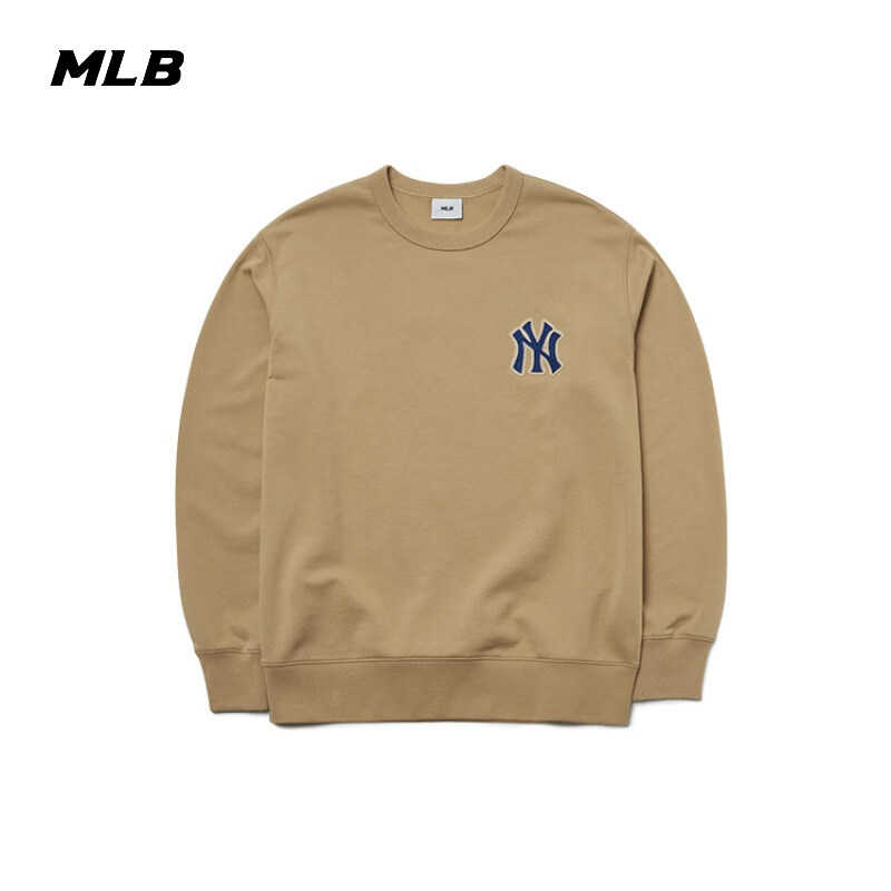 MLB美职棒男女运动服情侣款圆领时尚休闲套头卫衣秋季款3AMTM0121