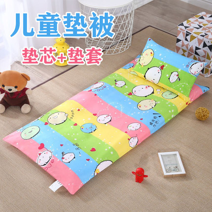 儿童垫被子60*120/135幼儿园宝宝褥子70*150床垫保暖冬被垫芯垫套