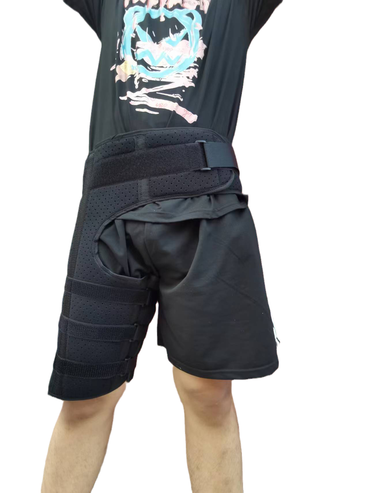 透气髋骨胯骨固定支具大腿股骨头骨 裂手术后保护绑带器内支撑板