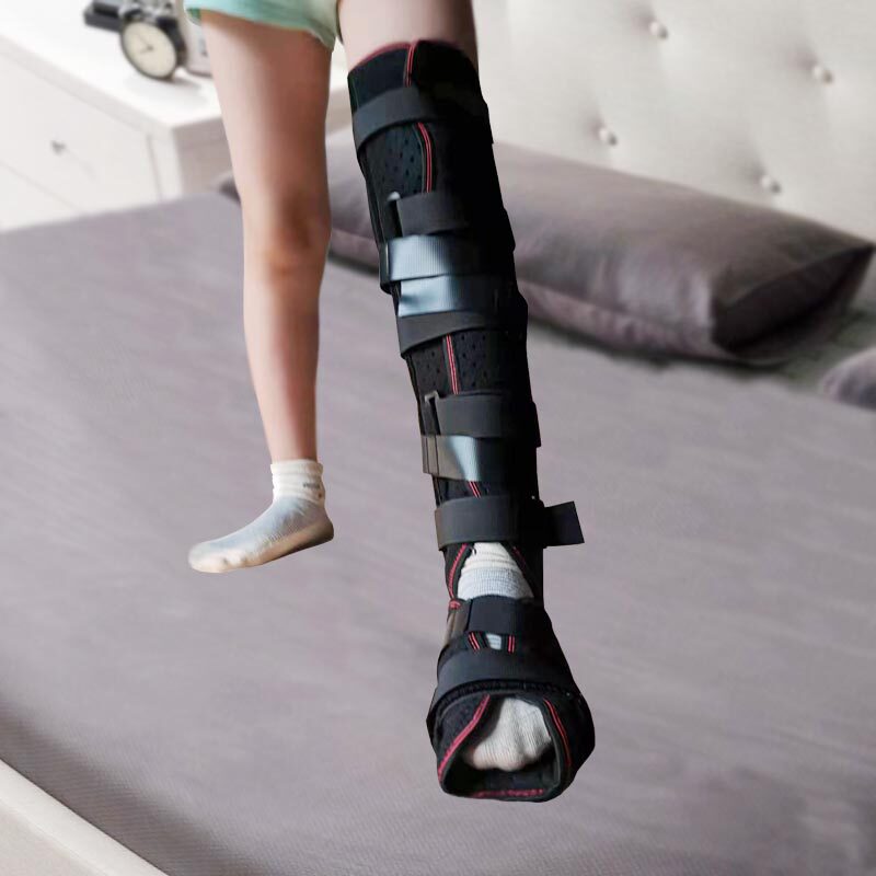 股胫腓长腿折骨裂固定支具下肢小腿护具超踝关节胫腓骨护腿幼儿