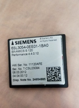 西门子CU320卡6SL3054-0EE01-1BA0一张5 议价