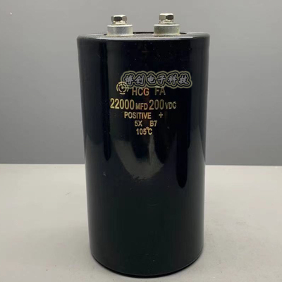 进口日立 200V22000UF 变频器专用螺丝电解电容22000MFD 200V