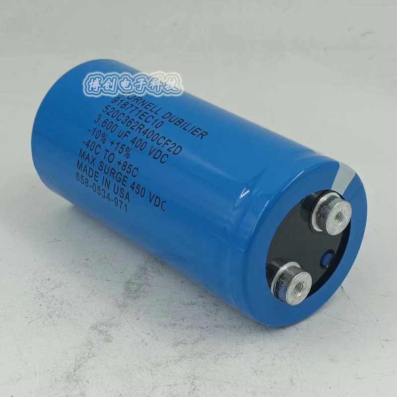 美系400v3600uf 520C362R400CF2D变频器底部带固定尾柱450V3600UF