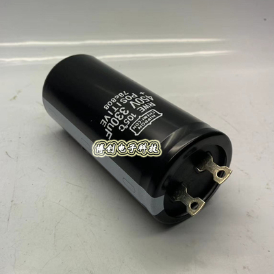 450V330UF 全新黑金刚片脚 方脚电解电容  400V3300UF