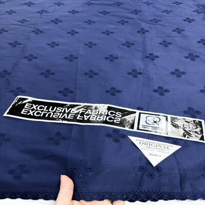 EXCLUSIVE FABRICS POLISH LACE 新款纯棉花朵印花面料服饰布料