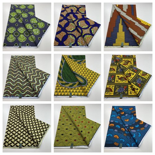 新款非洲纯棉蜡染布非洲民族特色服装面料 African wax fabric
