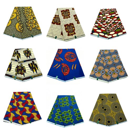 非洲荷兰蜡染布纯棉印花面料服装布料连衣裙African super wax