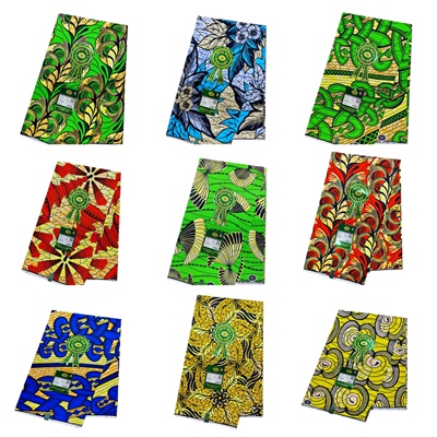 6码非洲纯棉蜡染布舒适柔软时尚布料衣服面料super wax prints