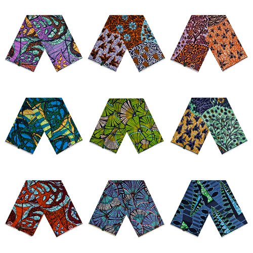 高品质蜡染布非洲蜡染布精美印花面料African Wax Print Fabric