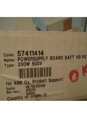 ABB SAFT110POW 57411414 200W 500V 电源模块