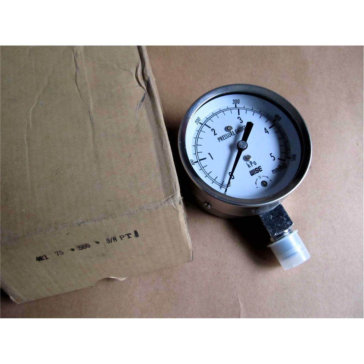 询价P421-5KPa 正品 WISE 压力表 接口3/8PT议价议价