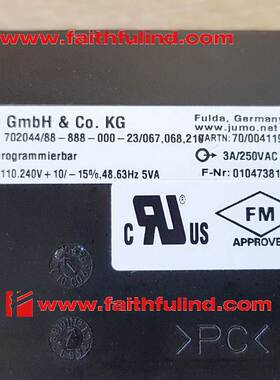 JUMO 00411997 久茂温控仪 iTRON 04 702044/88-888-000-23