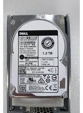 【汇盈传感器】Dell 00KV02 1.2TB 10K SAS 12G 2.5寸 0KV02 09XN