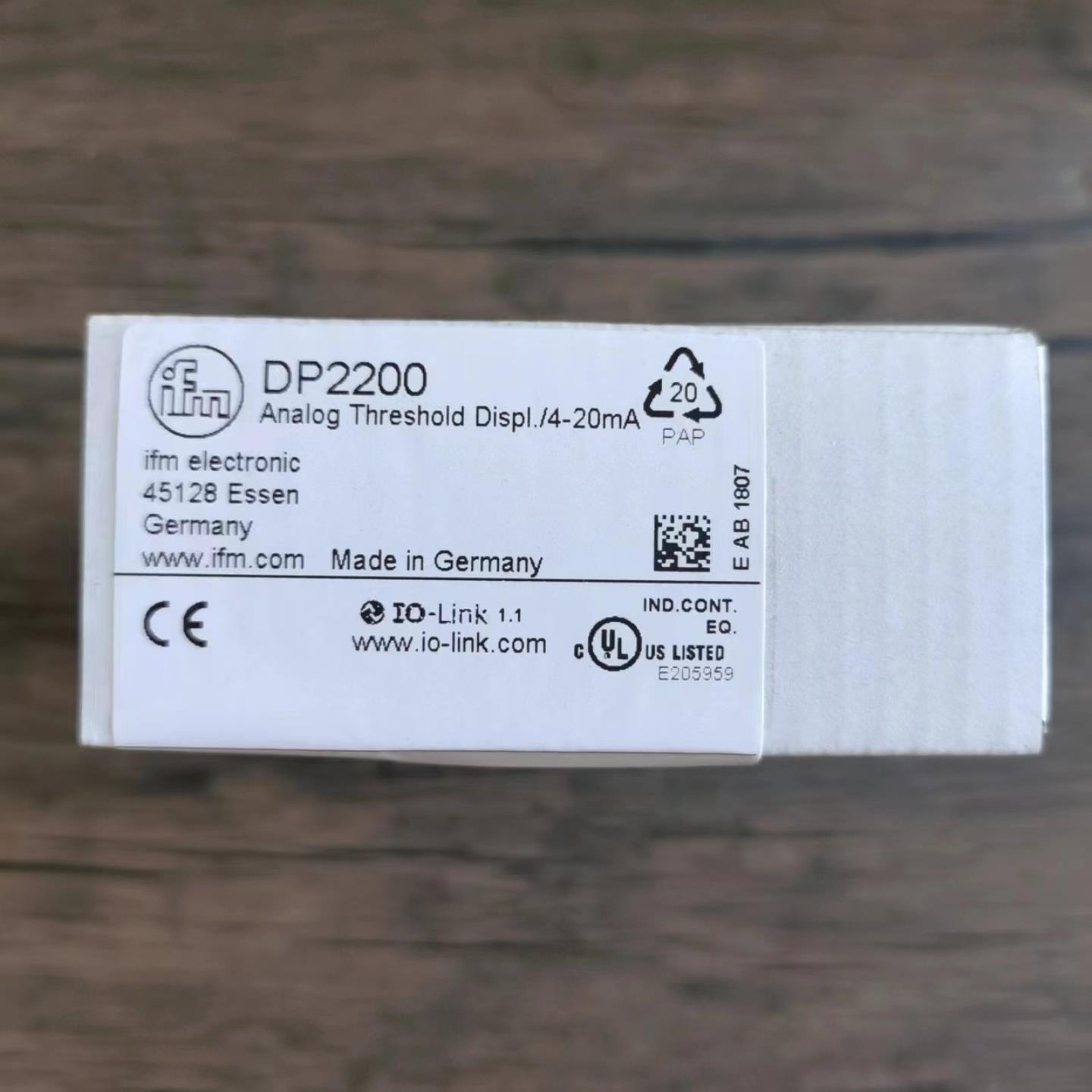 全新原装 IFM易福门 DP2200 传感器 现货销售
