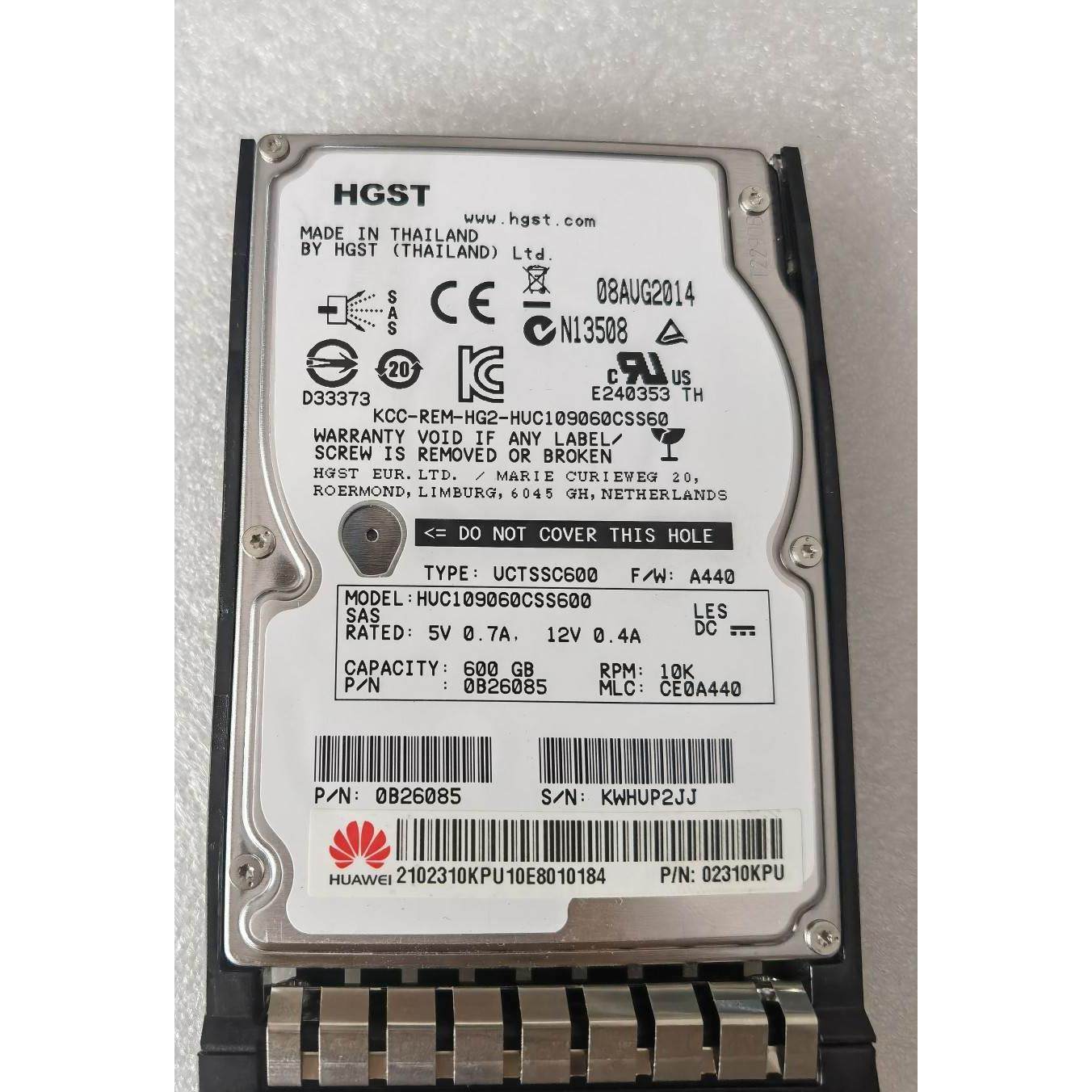 【汇盈传感器】华为 RH885 RH2288H V2 V3 600G 2.5 10K SAS服务