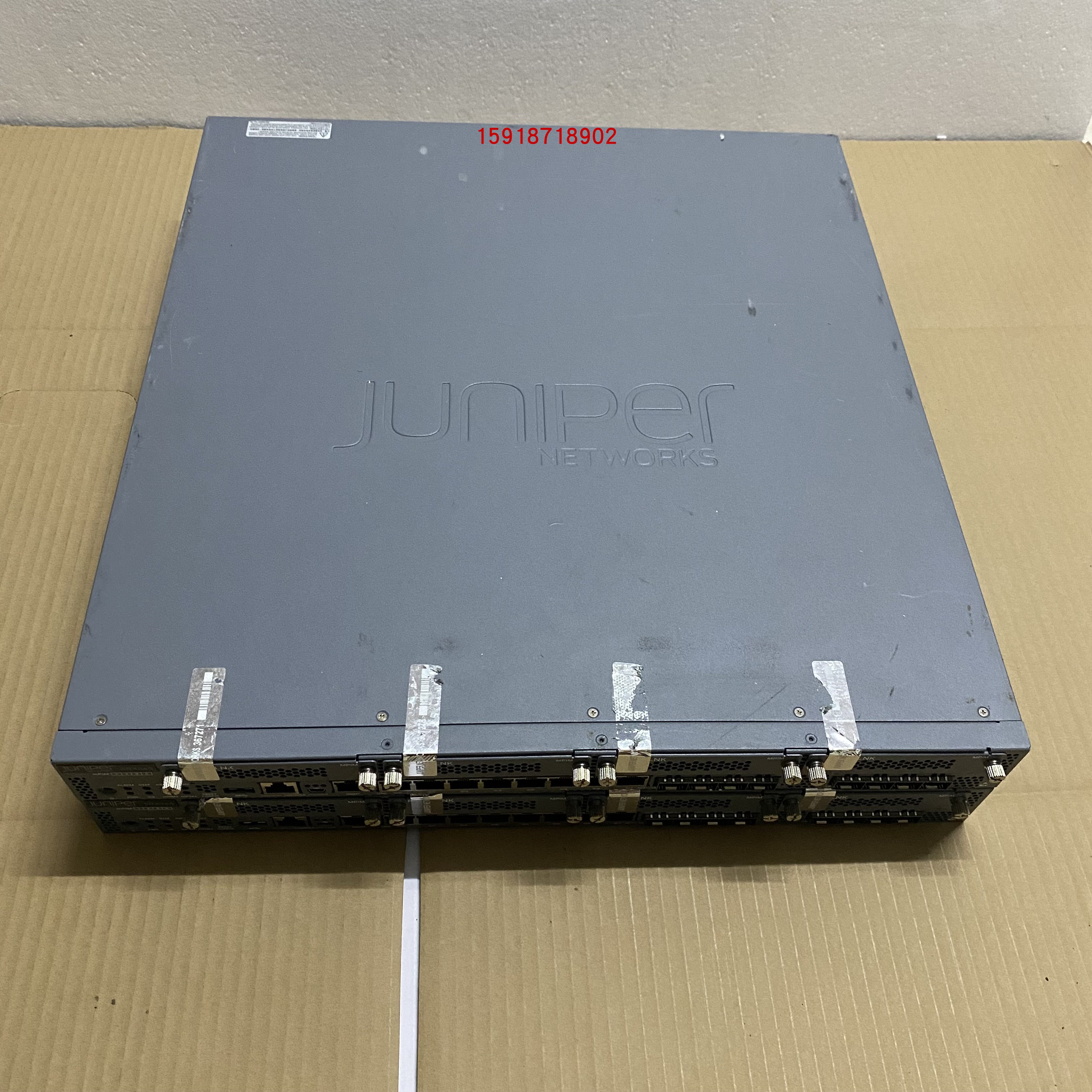 juniper詹博 SRX345-SYS-JB-2AC 企业级防火墙 双电源 测试完好