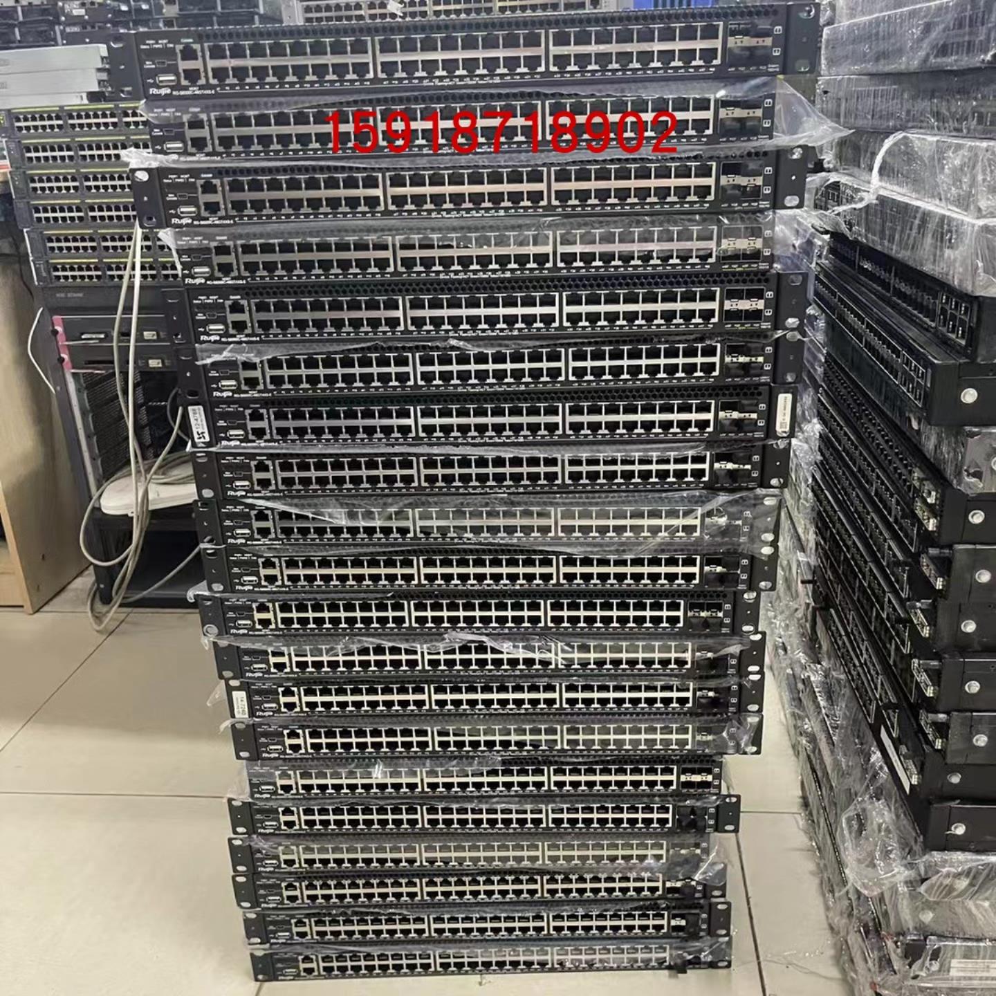 锐捷RG-S6000C-48GT4XS-E 48口千兆电4个万兆SFP+三层交换机双电