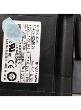 *YASKAWA安川电机实物图功能包好现货  SGMJV-02ADL21  200W