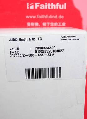 Jumo 00454470 久茂变送器 dTRANS T04  707040/2-888-888-23