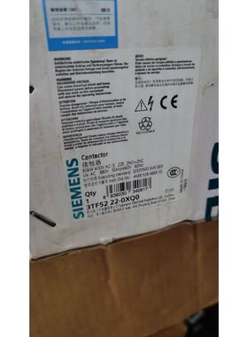 苏州接触器3TF52 22-0XM0.AC220V,90KW.
