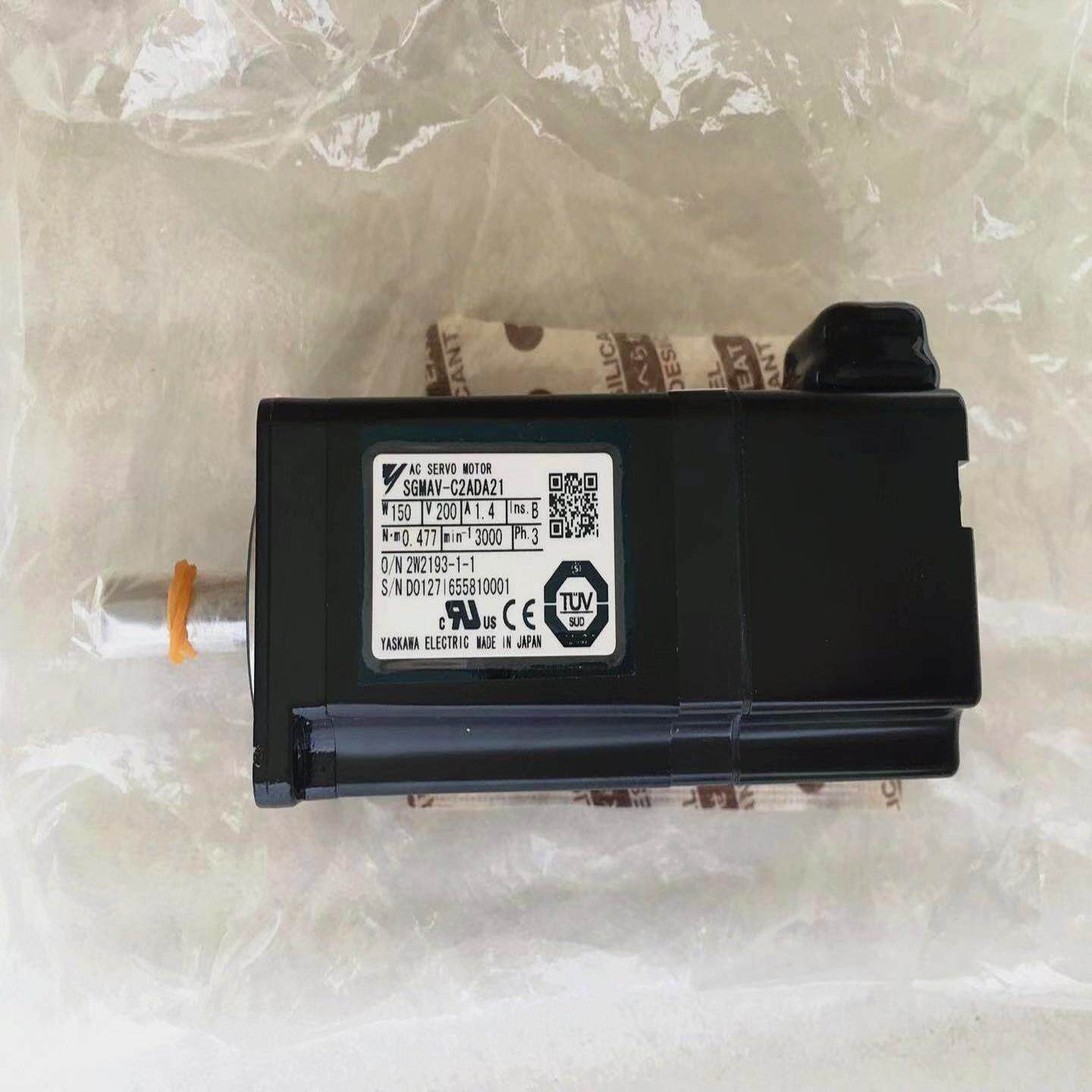 正品 进口日本安川伺服电机 SGMAV-C2ADA21 全新无包装工程余货