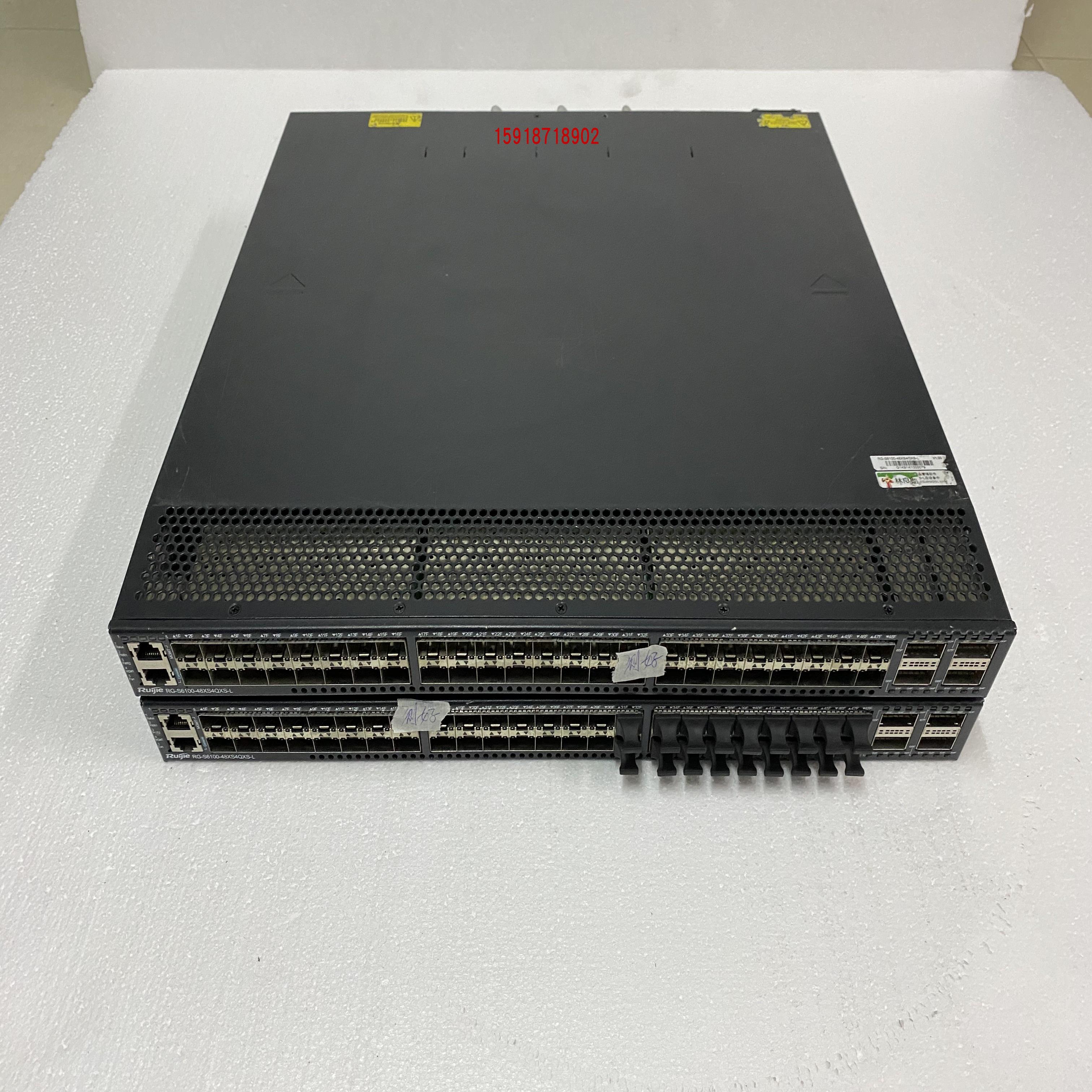 锐捷 RG-S6220-48XS4QXS48口万兆SFP+ 4x40GB万兆核心交换机