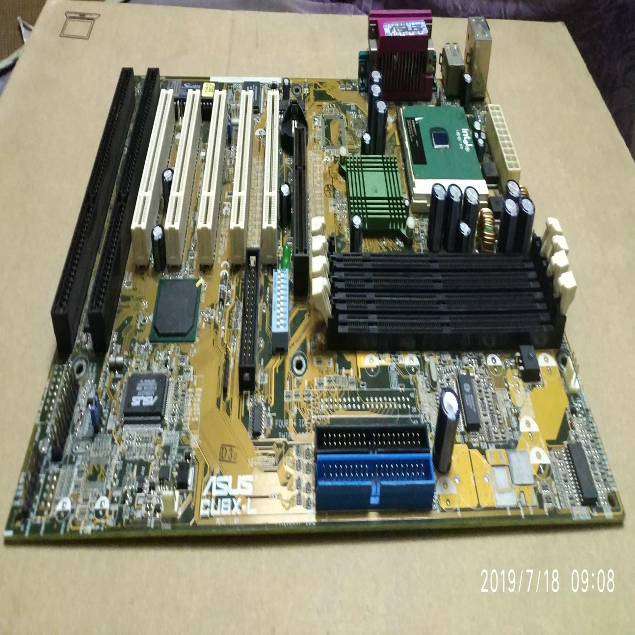 华硕 ASUS CUBX-L bx440 370 CPU 带ISA槽 主板