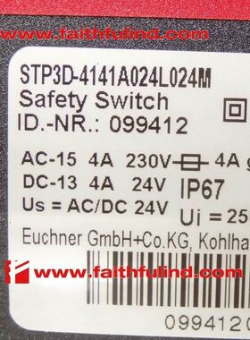 Euchner 099412 安士能安全模块 STP3D-4141A024L024M